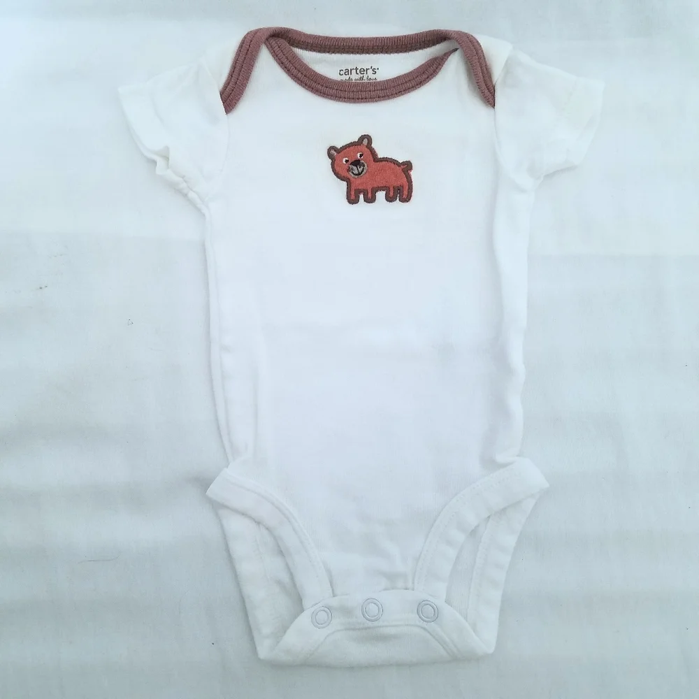 Bundle of 3 Carter's Newborn Onesies